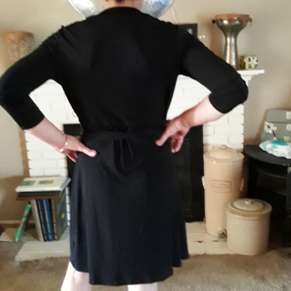 Jacklyn Smith wrap around dress size LG - Picture 4 of 4
